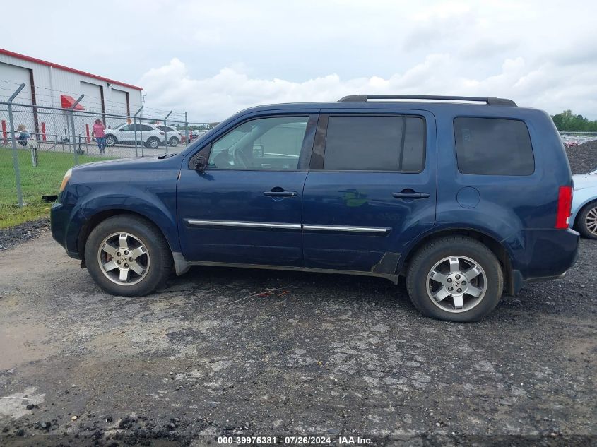 2010 Honda Pilot Touring VIN: 5FNYF4H95AB001742 Lot: 39975381