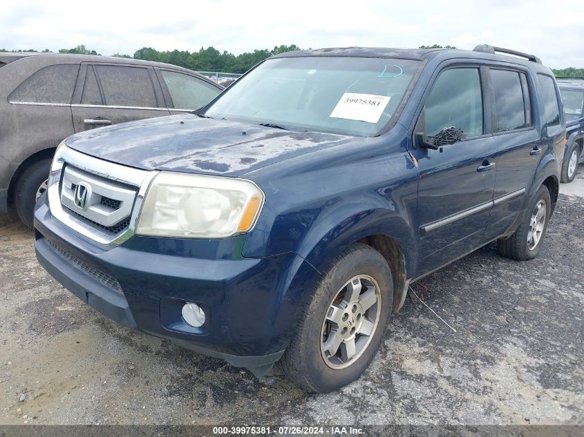2010 Honda Pilot Touring VIN: 5FNYF4H95AB001742 Lot: 39975381
