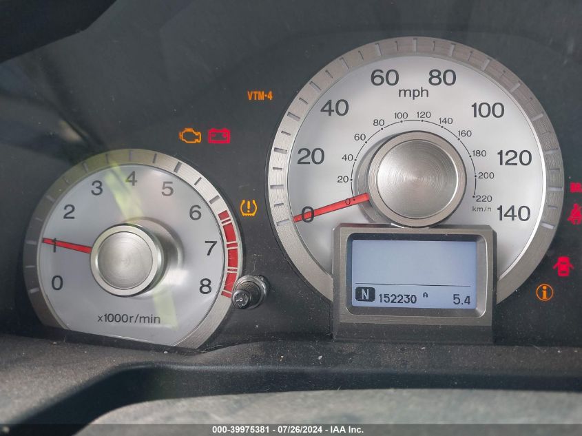 2010 Honda Pilot Touring VIN: 5FNYF4H95AB001742 Lot: 39975381