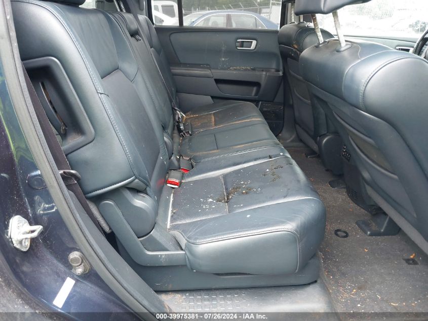 2010 Honda Pilot Touring VIN: 5FNYF4H95AB001742 Lot: 39975381