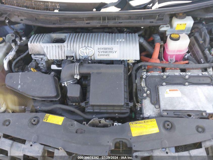 2010 Toyota Prius I/Ii/Iii/Iv/V VIN: JTDKN3DU9A0013629 Lot: 39975392