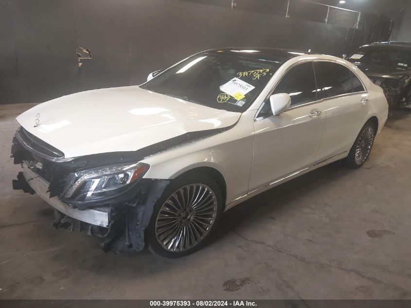 WDDUG8FB4FA185568 2015 MERCEDES-BENZ S CLASS - Image 2