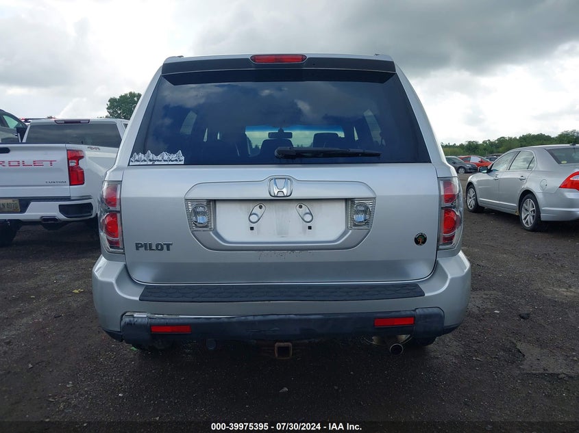 2008 Honda Pilot Ex-L VIN: 5FNYF28648B014213 Lot: 39975395