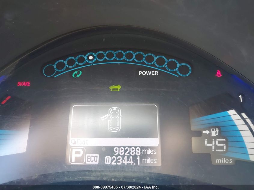 2013 Nissan Leaf S VIN: 1N4AZ0CP6DC417278 Lot: 39975405