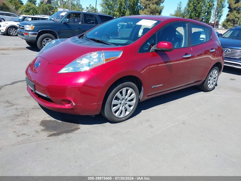 2013 Nissan Leaf S VIN: 1N4AZ0CP6DC417278 Lot: 39975405