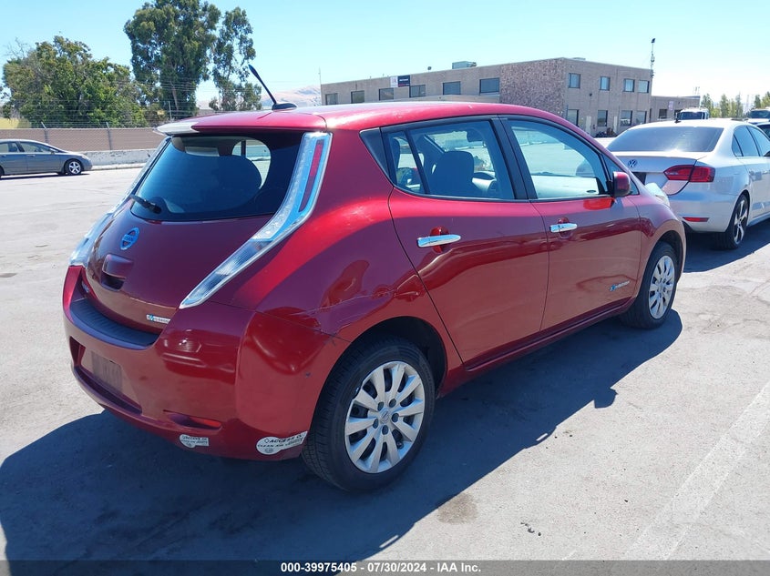 2013 Nissan Leaf S VIN: 1N4AZ0CP6DC417278 Lot: 39975405