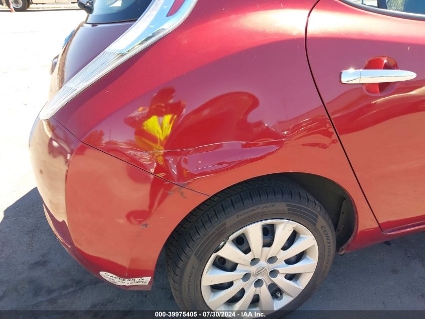 2013 Nissan Leaf S VIN: 1N4AZ0CP6DC417278 Lot: 39975405