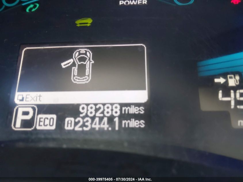 2013 Nissan Leaf S VIN: 1N4AZ0CP6DC417278 Lot: 39975405