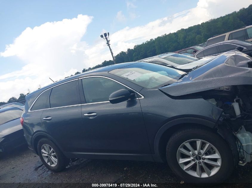 2020 Kia Sorento 3.3L Lx VIN: 5XYPG4A50LG615643 Lot: 39975419