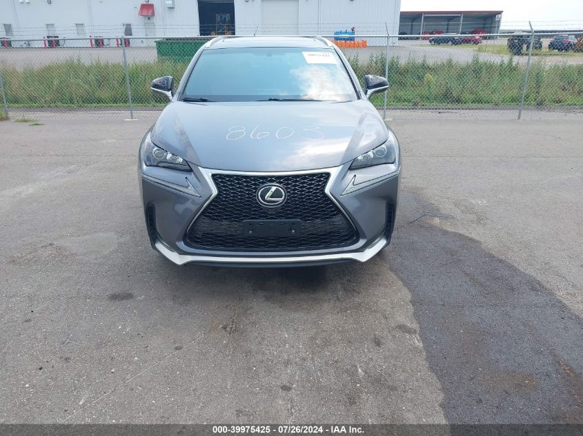 2015 Lexus Nx 200T F Sport VIN: JTJBARBZ3F2028682 Lot: 39975425
