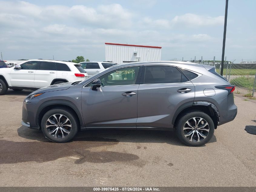 2015 Lexus Nx 200T F Sport VIN: JTJBARBZ3F2028682 Lot: 39975425