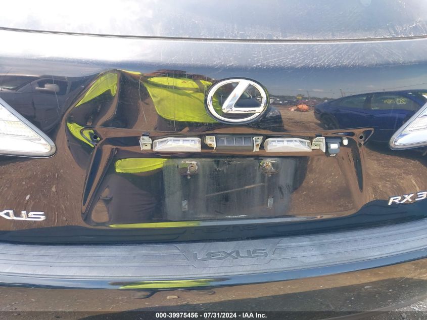 2010 Lexus Rx 350 VIN: 2T2BK1BA0AC064315 Lot: 39975456