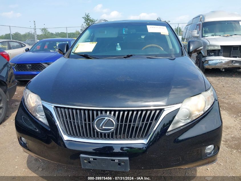 2010 Lexus Rx 350 VIN: 2T2BK1BA0AC064315 Lot: 39975456