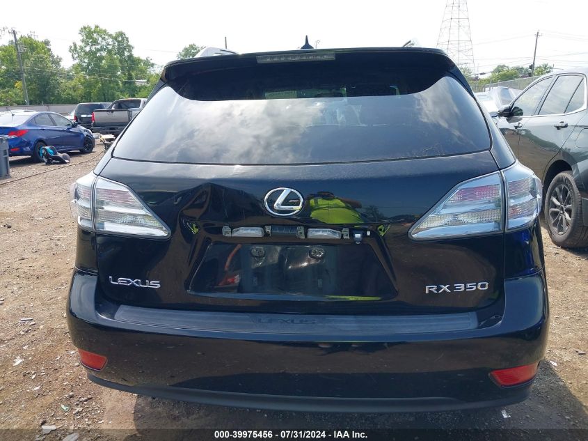 2010 Lexus Rx 350 VIN: 2T2BK1BA0AC064315 Lot: 39975456