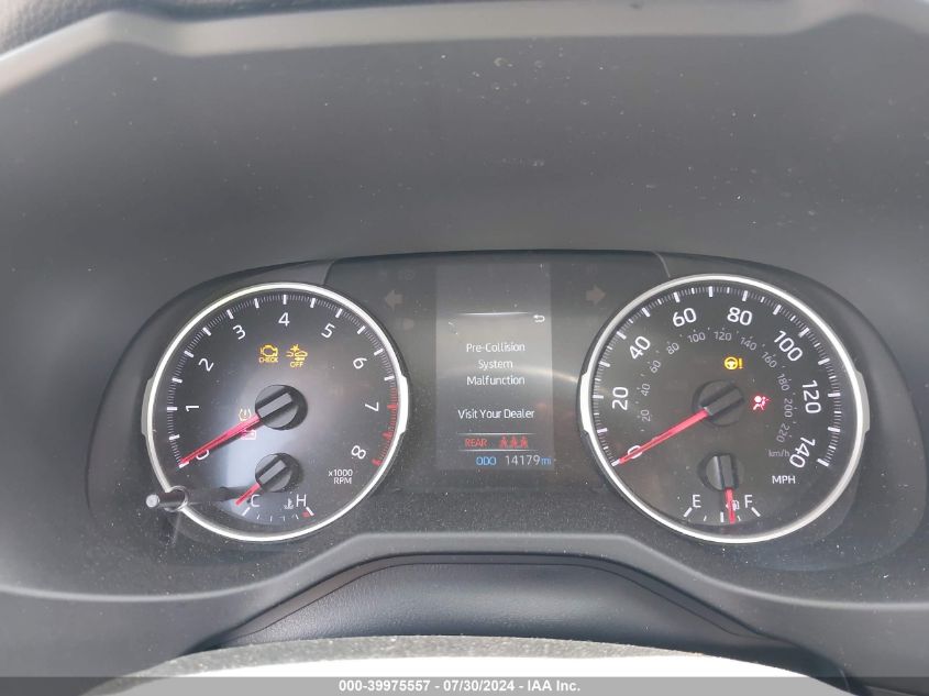 2022 Toyota Rav4 Le VIN: 2T3H1RFV1NW205627 Lot: 39975557