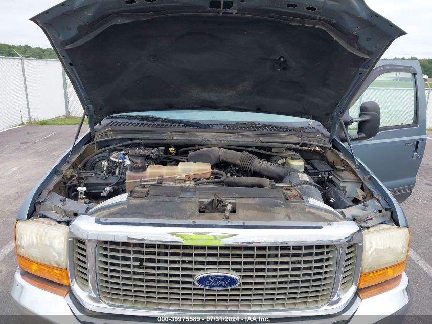 2001 Ford Excursion Xlt VIN: 1FMNU41L11EB79689 Lot: 39975589