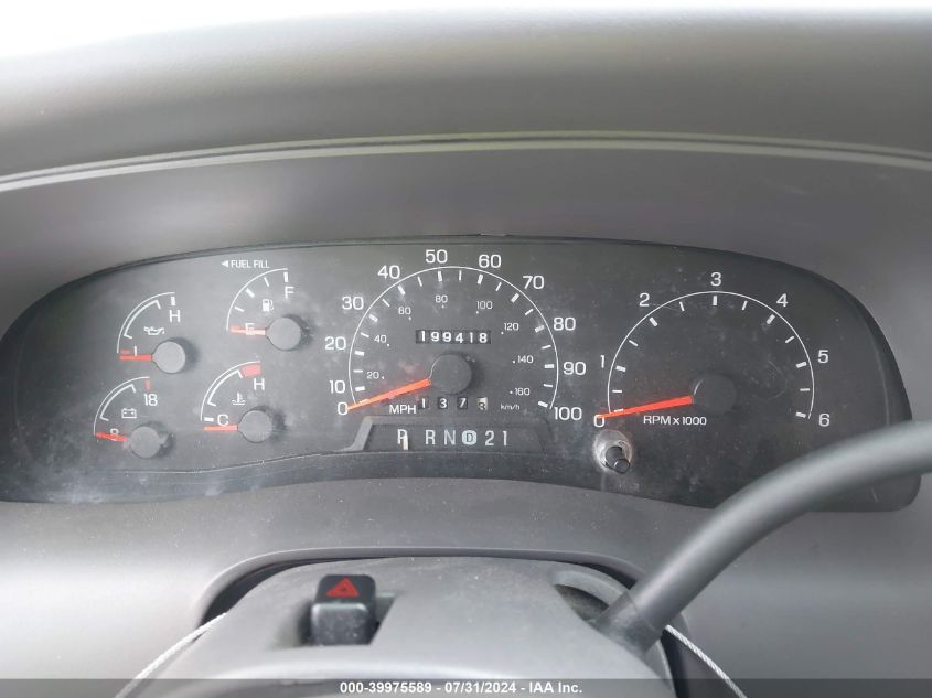 2001 Ford Excursion Xlt VIN: 1FMNU41L11EB79689 Lot: 39975589