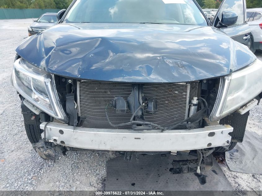 2016 Nissan Pathfinder S/Sv/Sl/Platinum VIN: 5N1AR2MN9GC651580 Lot: 39975622