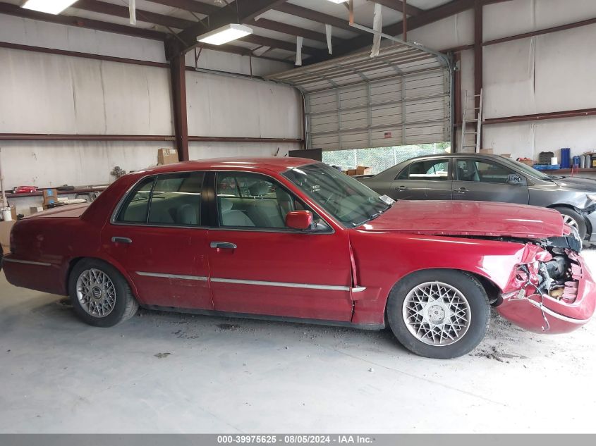 2001 Mercury Grand Marquis Gs VIN: 2MEFM74W71X696556 Lot: 39975625