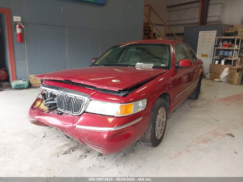 2001 Mercury Grand Marquis Gs VIN: 2MEFM74W71X696556 Lot: 39975625