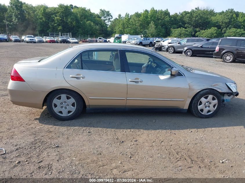 2006 Honda Accord 2.4 Lx VIN: JHMCM56476C006487 Lot: 39975632