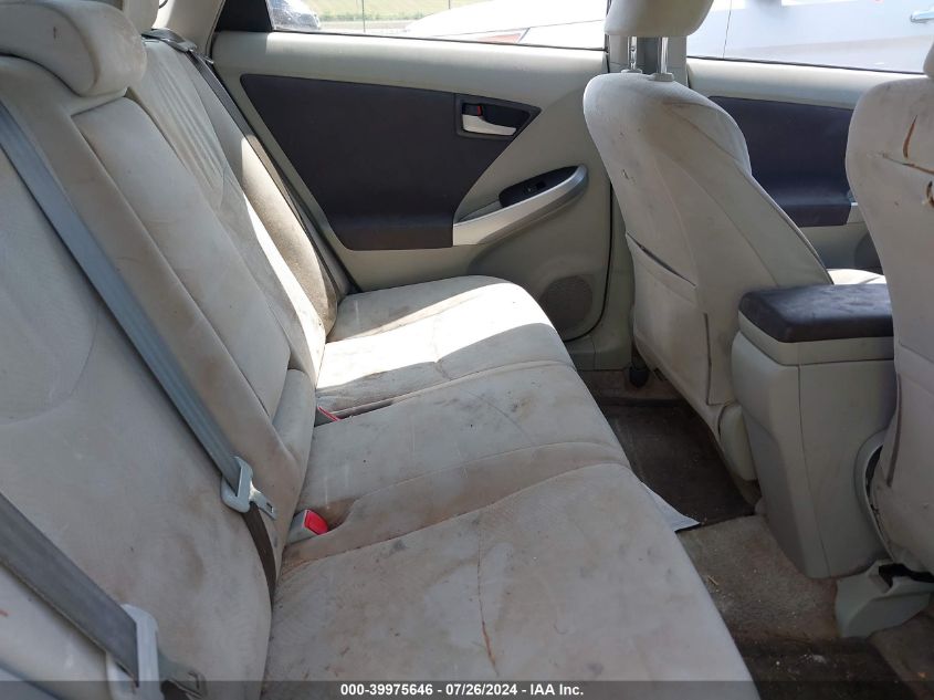 2011 Toyota Prius Two VIN: JTDKN3DU8B0271092 Lot: 39975646