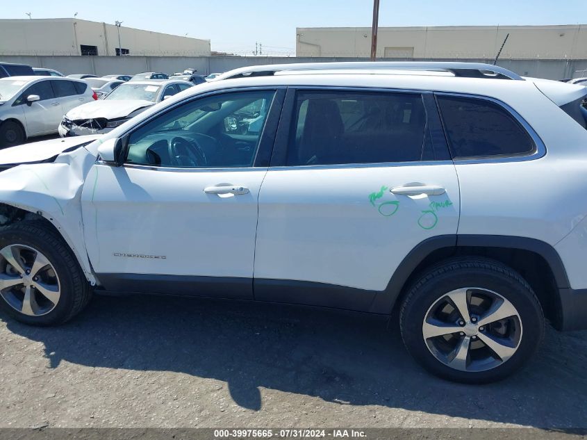 2019 Jeep Cherokee Limited 4X4 VIN: 1C4PJMDX2KD417884 Lot: 39975665