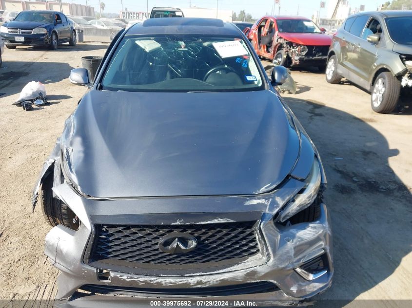 2018 Infiniti Q50 3.0T Luxe VIN: JN1EV7AP0JM357607 Lot: 39975692