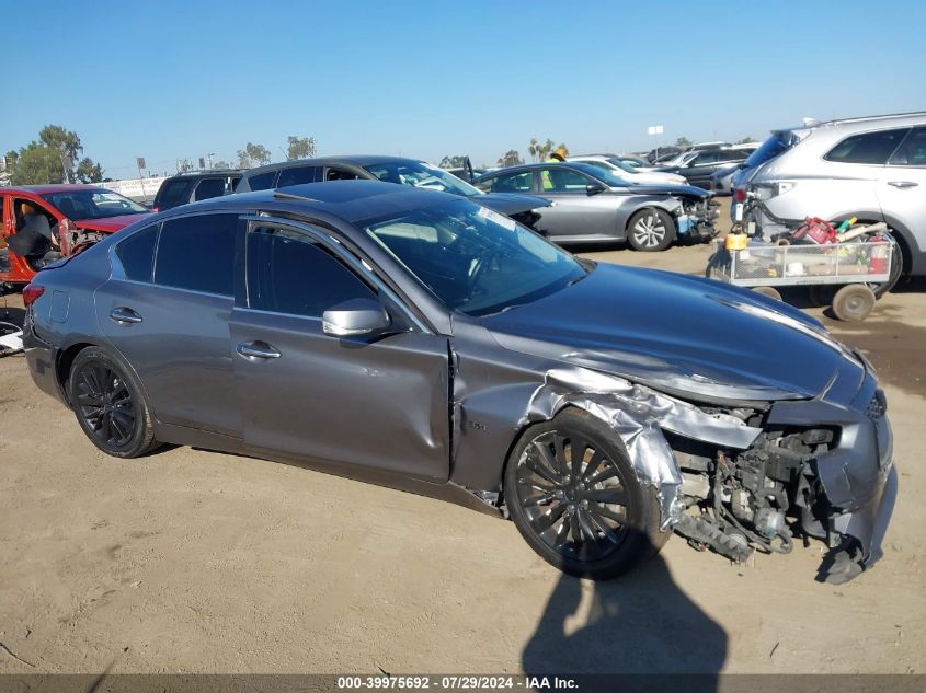 2018 Infiniti Q50 3.0T Luxe VIN: JN1EV7AP0JM357607 Lot: 39975692