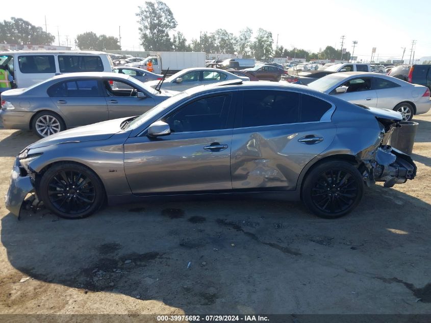 2018 Infiniti Q50 3.0T Luxe VIN: JN1EV7AP0JM357607 Lot: 39975692