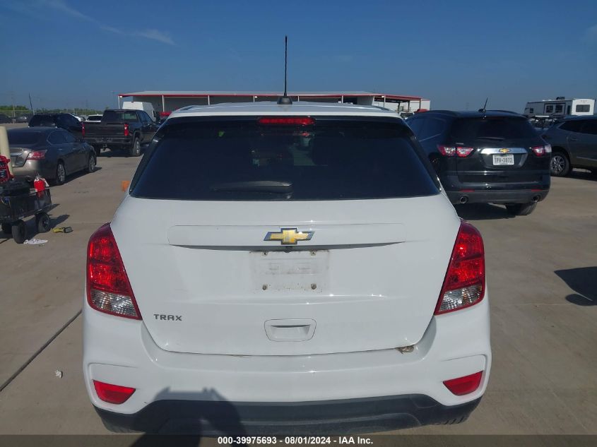 2020 Chevrolet Trax Fwd Ls VIN: KL7CJKSB6LB325987 Lot: 39975693