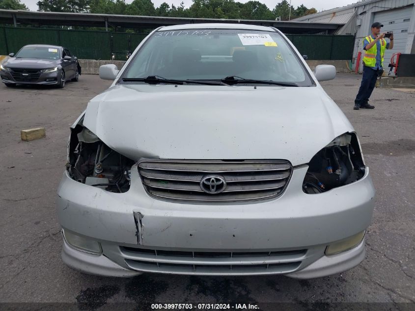 2003 Toyota Corolla S VIN: 2T1BR32E23C096037 Lot: 39975703