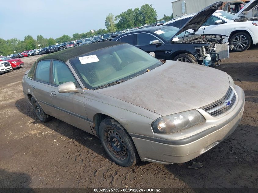 2003 Chevrolet Impala VIN: 2GWF52EX39187524 Lot: 39975739
