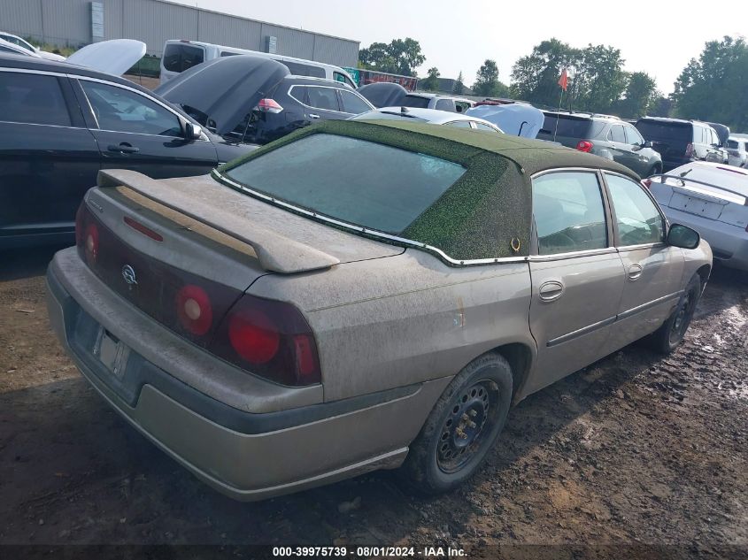 2003 Chevrolet Impala VIN: 2GWF52EX39187524 Lot: 39975739