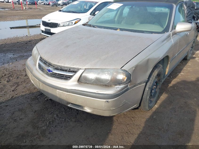 2003 Chevrolet Impala VIN: 2GWF52EX39187524 Lot: 39975739