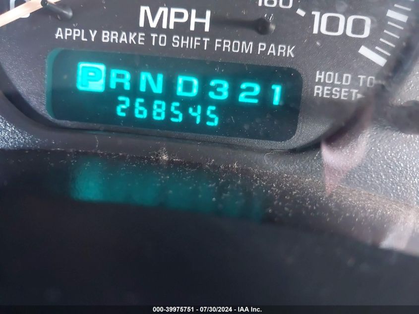 2002 Chevrolet Tahoe K1500 VIN: 1GNEK13T82R286133 Lot: 39975751