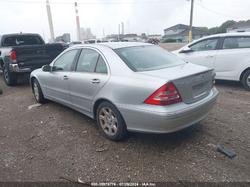 WDBRF81J55F622575 | 2005 MERCEDES-BENZ C 240