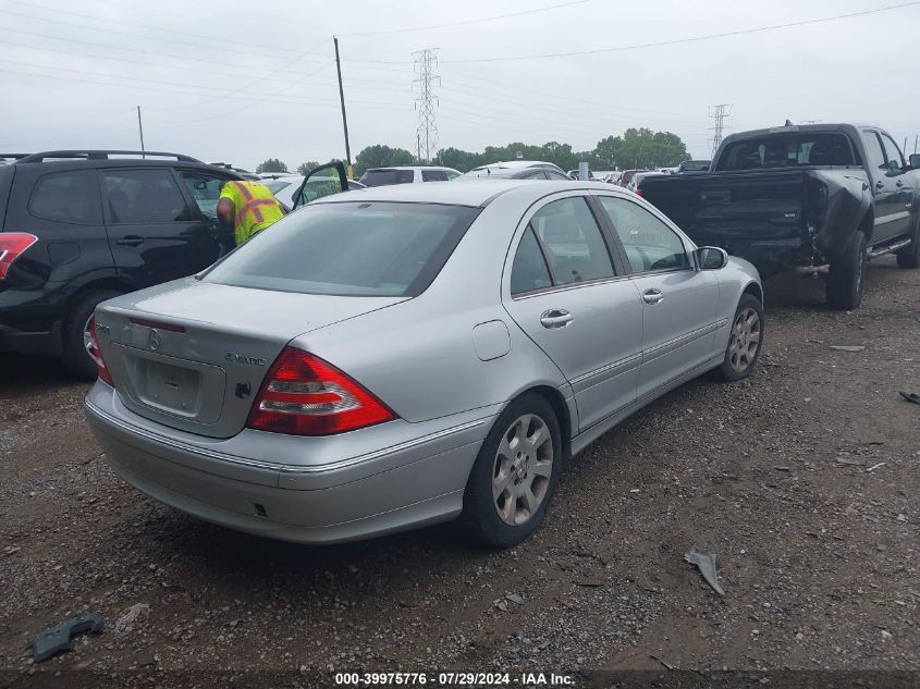 WDBRF81J55F622575 | 2005 MERCEDES-BENZ C 240