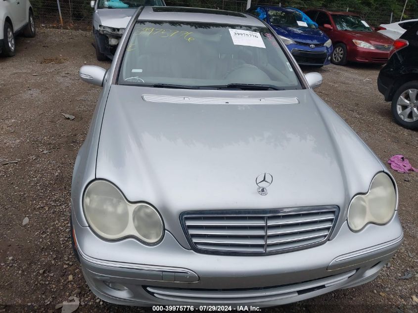 WDBRF81J55F622575 | 2005 MERCEDES-BENZ C 240