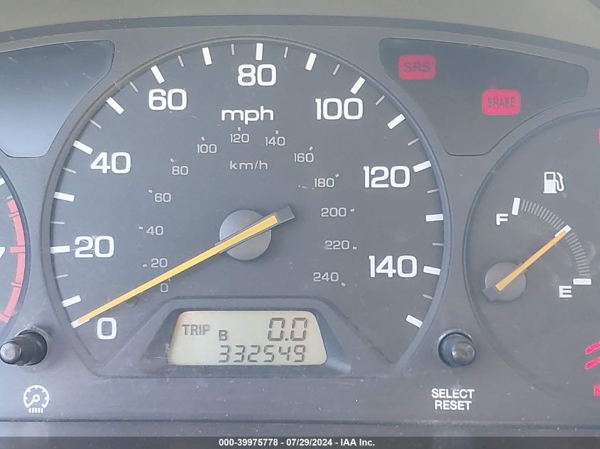 2000 Honda Accord Ex VIN: 1HGCG1656YA034694 Lot: 39975778