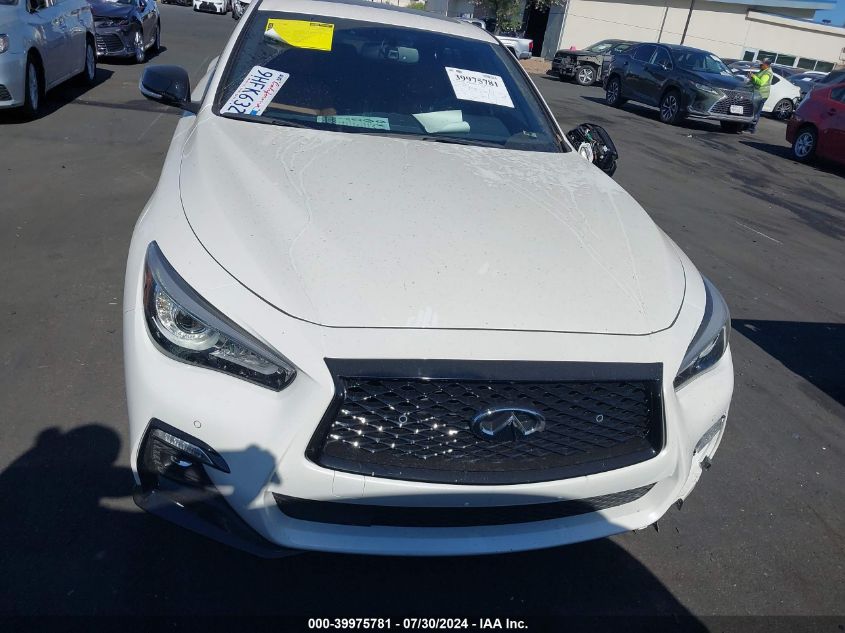 2023 Infiniti Q50 Sensory VIN: JN1EV7CP7PM510165 Lot: 39975781