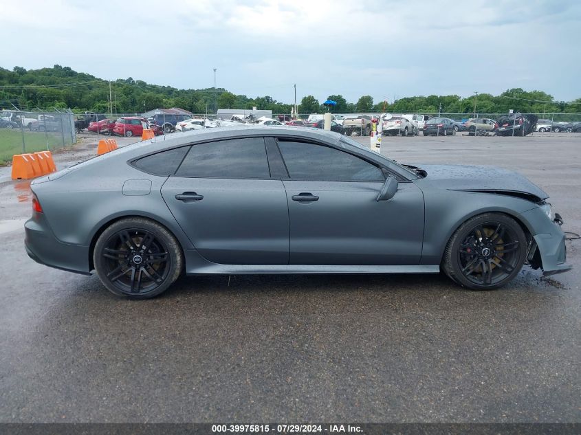 2014 Audi Rs 7 4.0T Prestige VIN: WUAW2AFC7EN903691 Lot: 39975815