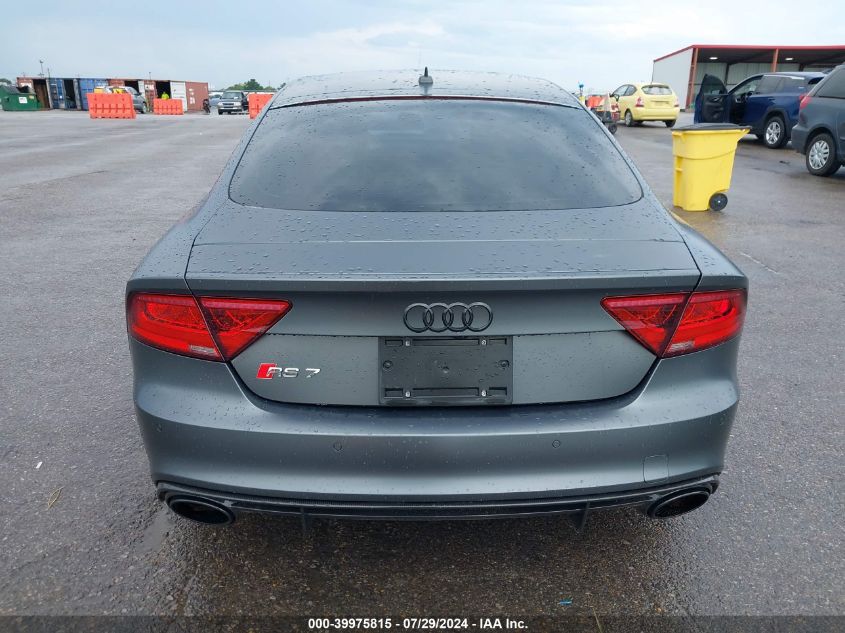 2014 Audi Rs 7 4.0T Prestige VIN: WUAW2AFC7EN903691 Lot: 39975815