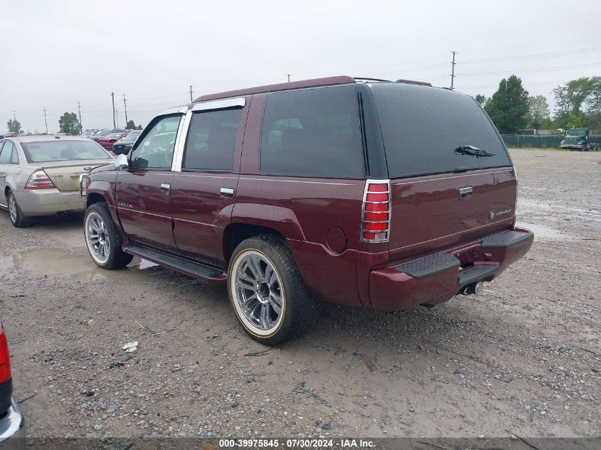 1999 Cadillac Escalade VIN: 1GYEK13R5XR407893 Lot: 39975845