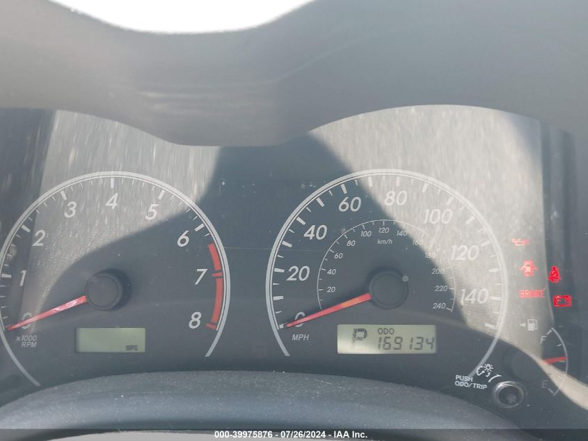 2009 Toyota Corolla Le VIN: 2T1BU40E09C190594 Lot: 39975876