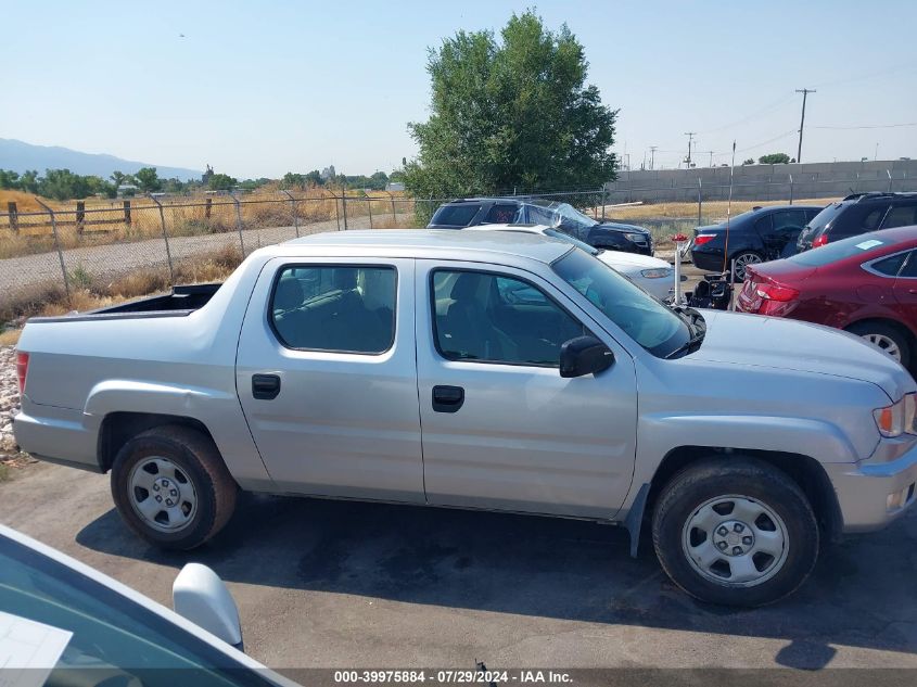 2011 Honda Ridgeline Rt VIN: 5FPYK1F29BB004975 Lot: 39975884