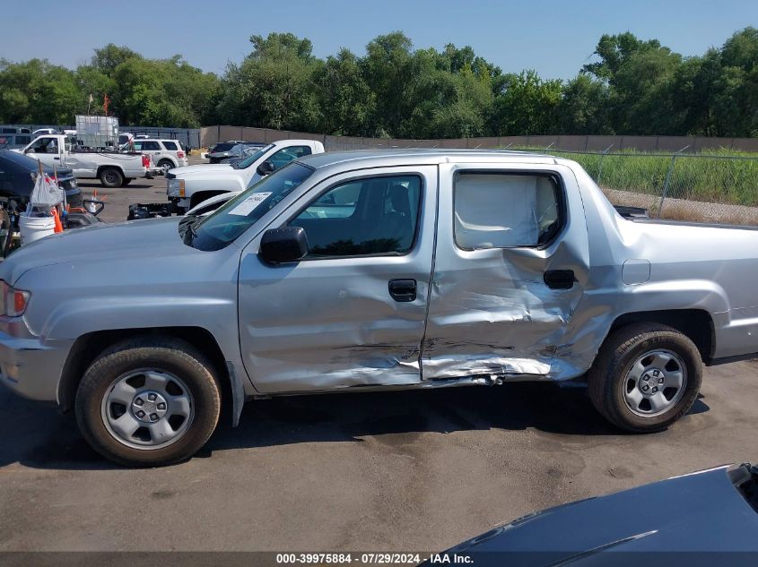 2011 Honda Ridgeline Rt VIN: 5FPYK1F29BB004975 Lot: 39975884