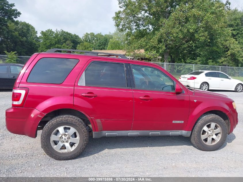 2008 Ford Escape Limited VIN: 1FMCU94178KA42251 Lot: 39975886
