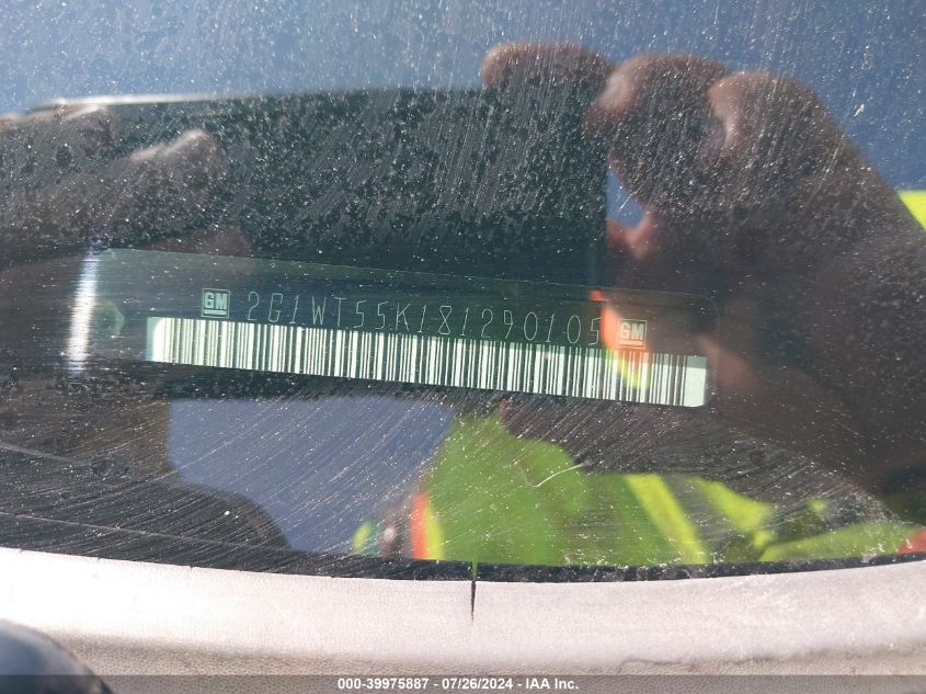 2008 Chevrolet Impala Lt VIN: 2G1WT55K181290105 Lot: 39975887