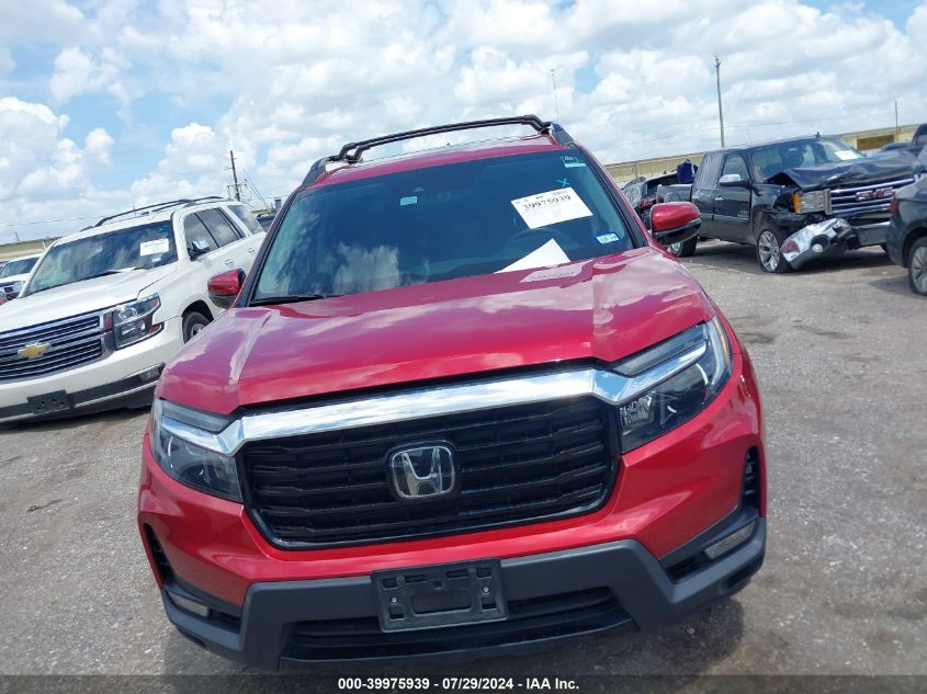 2023 Honda Ridgeline Rtl-E VIN: 5FPYK3F72PB006680 Lot: 39975939